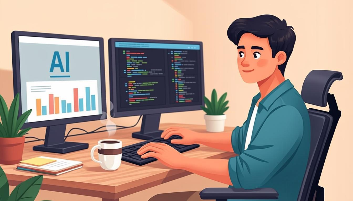 Freelancer AI Bekerja dari Rumah
