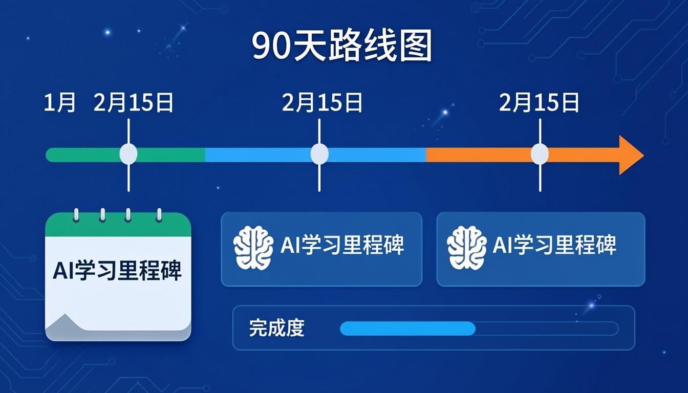Dari Pemula Sampai Cuan — Roadmap Belajar AI 90 Hari yang Beneran Bisa Dijalani