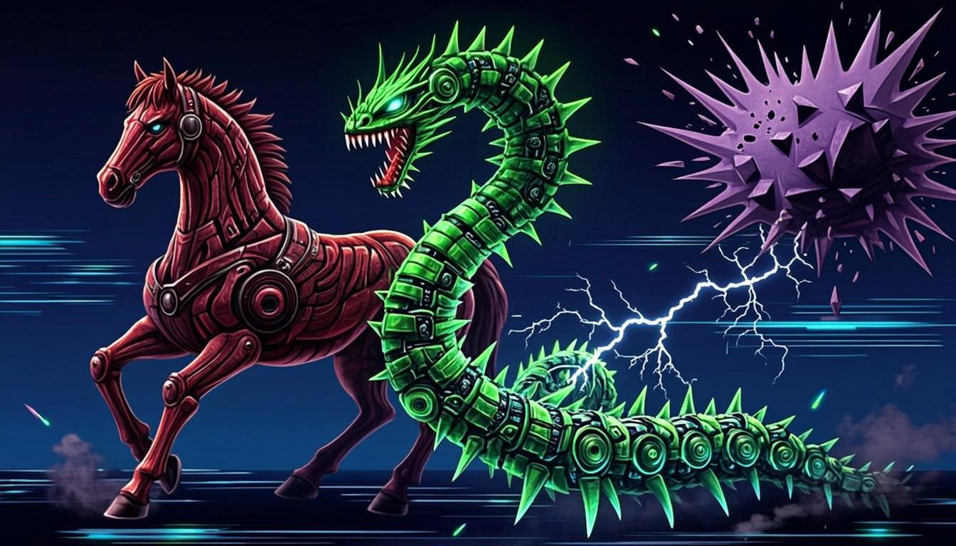 Perbedaan Virus Worm dan Trojan